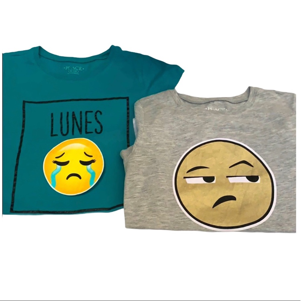 Bundle Emoji girls tee shirt